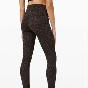 Lululemon Align Pant 25" Wild Thing Camo Brown Earth Multi Legging
